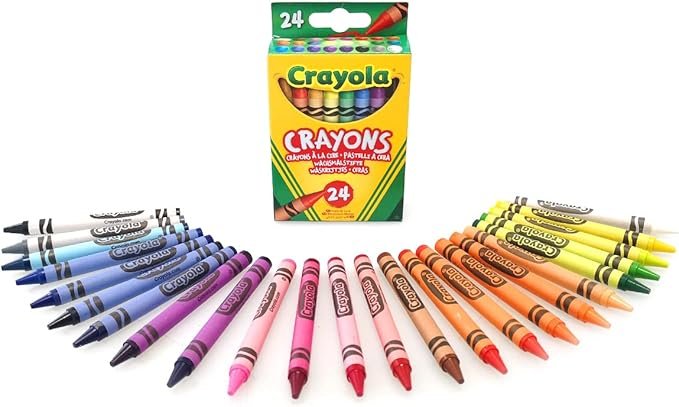 Crayola – 24 Crayons Assorted Colours – B000ET7F8C