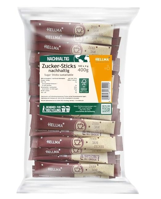 HELLMA 60000060 Sugar Sticks in Plastic Bag – B000WL1JDY
