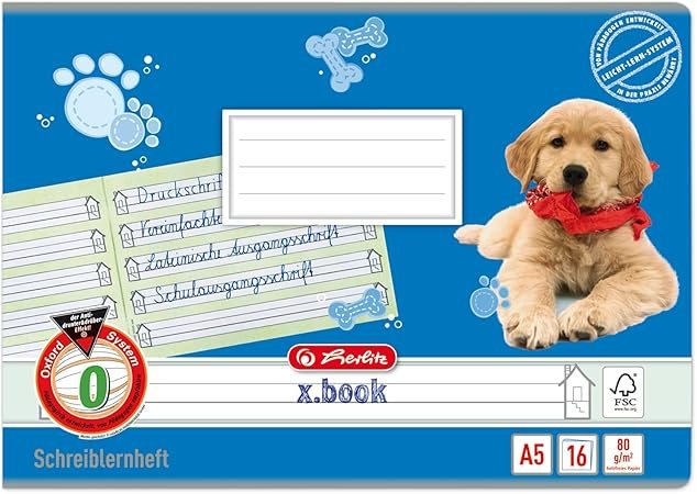 Herlitz Schreibhefte A5/16 Blatt Liniatur  – B0011ACTKM